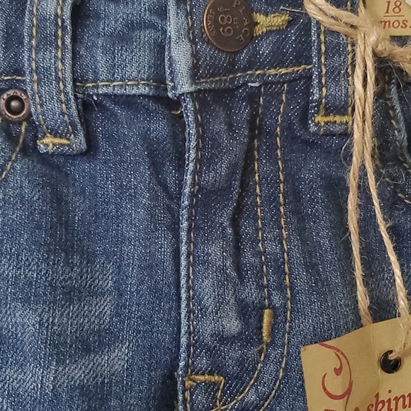 Children's Place 18 Months Toddler Denim Skinny Elastic Waist Jeans - Picture 6 of 7